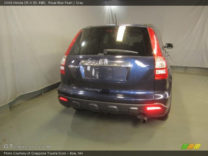 Royal Blue Pearl / Gray 2009 Honda CR-V EX 4WD