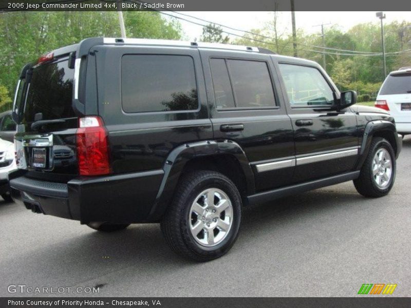 Black / Saddle Brown 2006 Jeep Commander Limited 4x4