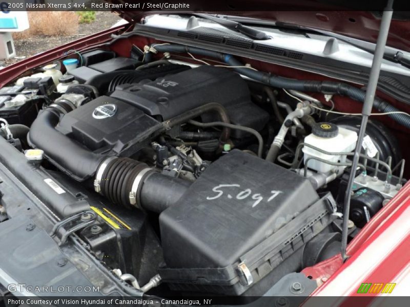 Red Brawn Pearl / Steel/Graphite 2005 Nissan Xterra S 4x4