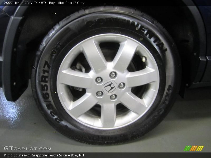 Royal Blue Pearl / Gray 2009 Honda CR-V EX 4WD