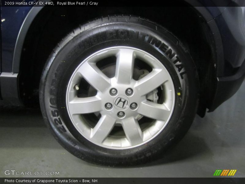 Royal Blue Pearl / Gray 2009 Honda CR-V EX 4WD