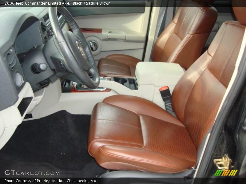 Black / Saddle Brown 2006 Jeep Commander Limited 4x4