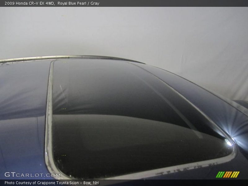 Royal Blue Pearl / Gray 2009 Honda CR-V EX 4WD