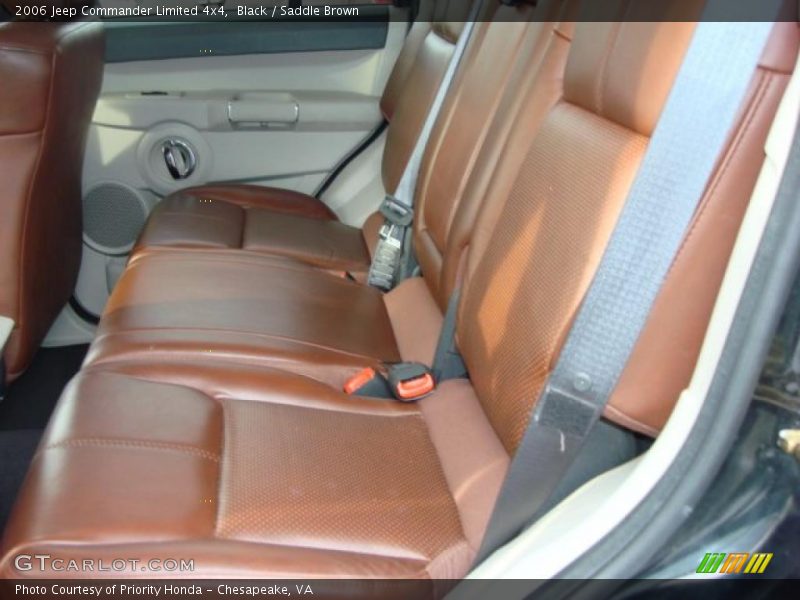 Black / Saddle Brown 2006 Jeep Commander Limited 4x4