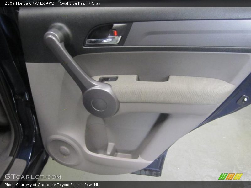 Royal Blue Pearl / Gray 2009 Honda CR-V EX 4WD