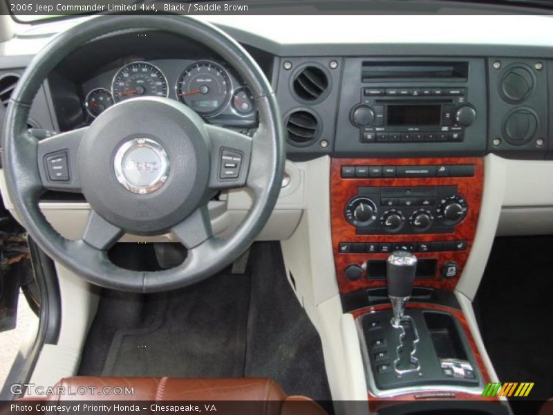 Black / Saddle Brown 2006 Jeep Commander Limited 4x4