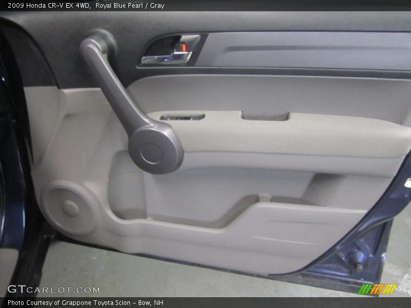 Royal Blue Pearl / Gray 2009 Honda CR-V EX 4WD