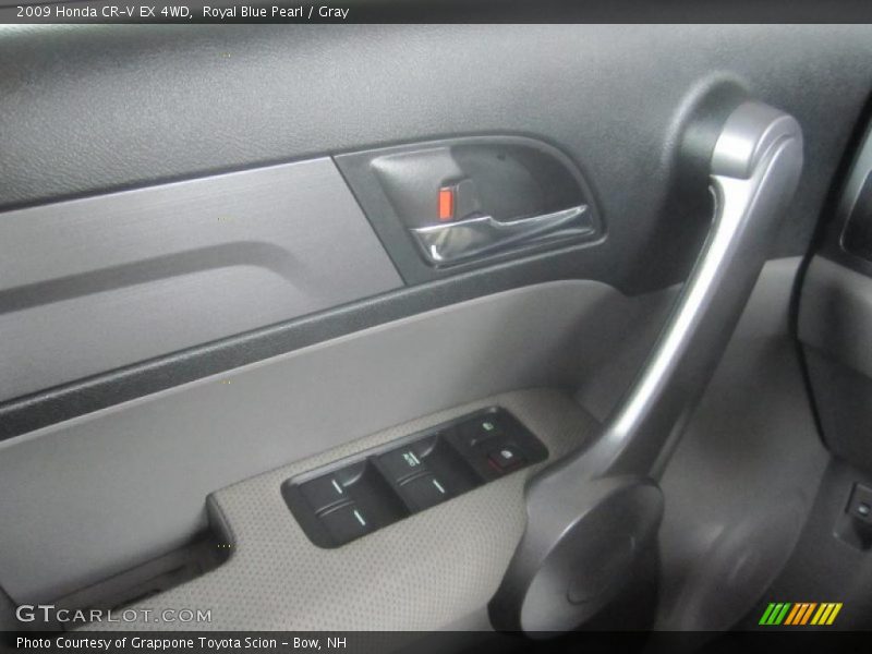 Royal Blue Pearl / Gray 2009 Honda CR-V EX 4WD