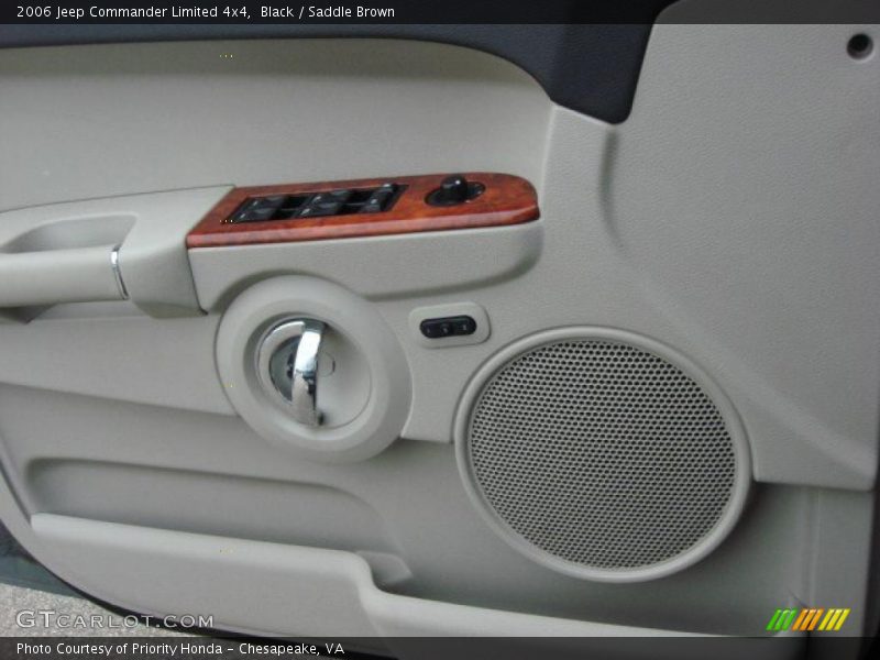 Black / Saddle Brown 2006 Jeep Commander Limited 4x4