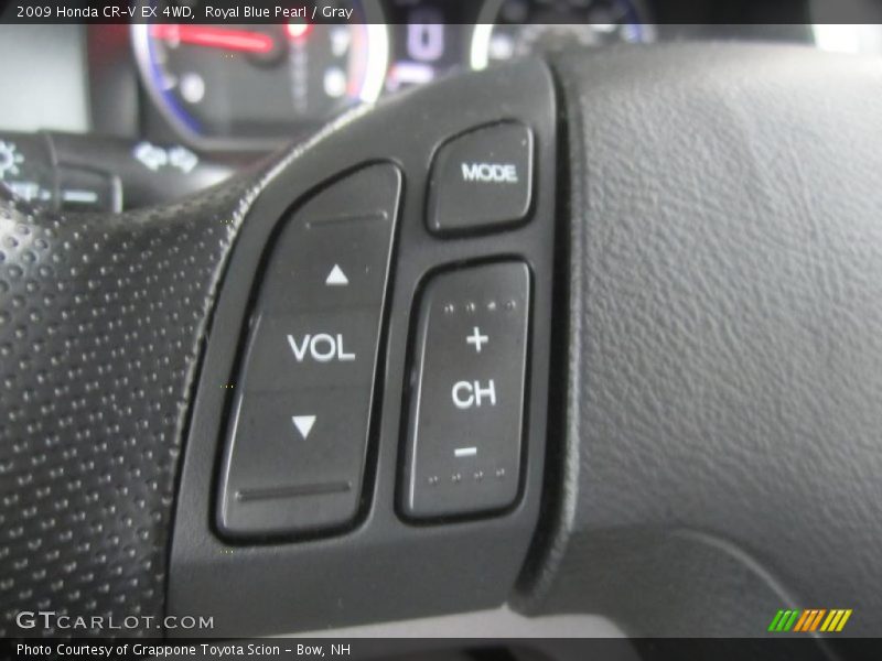 Royal Blue Pearl / Gray 2009 Honda CR-V EX 4WD