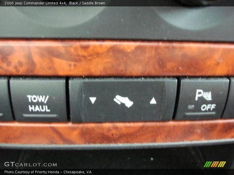 Black / Saddle Brown 2006 Jeep Commander Limited 4x4
