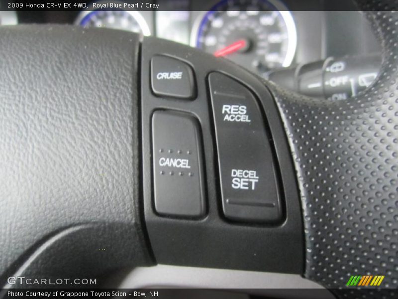 Royal Blue Pearl / Gray 2009 Honda CR-V EX 4WD