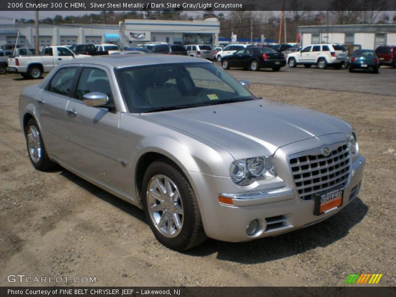 Silver Steel Metallic / Dark Slate Gray/Light Graystone 2006 Chrysler 300 C HEMI
