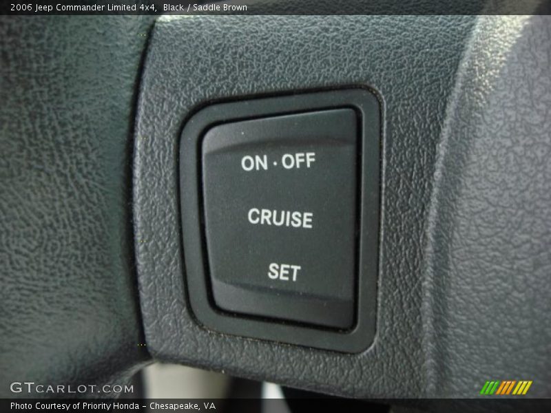 Black / Saddle Brown 2006 Jeep Commander Limited 4x4
