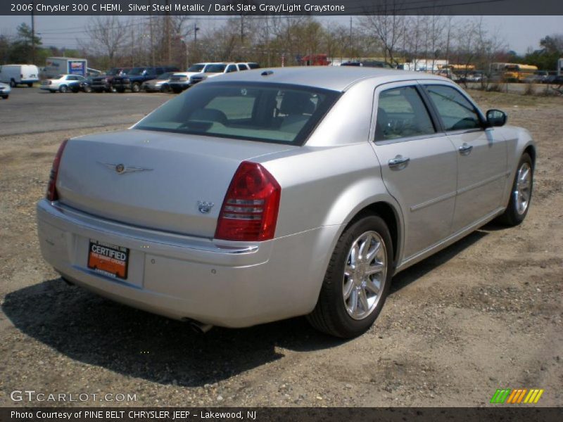Silver Steel Metallic / Dark Slate Gray/Light Graystone 2006 Chrysler 300 C HEMI