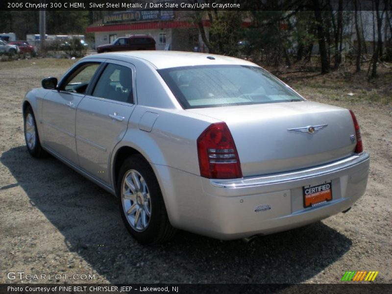Silver Steel Metallic / Dark Slate Gray/Light Graystone 2006 Chrysler 300 C HEMI