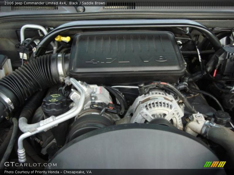 Black / Saddle Brown 2006 Jeep Commander Limited 4x4