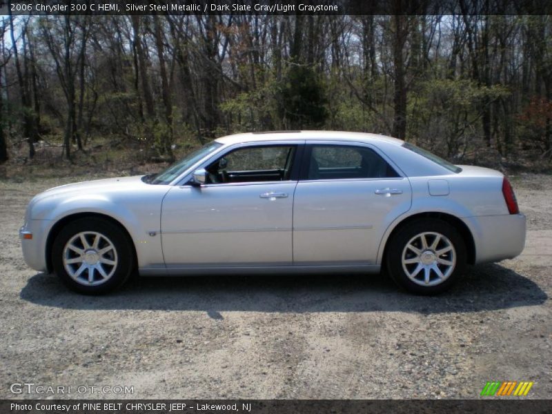 Silver Steel Metallic / Dark Slate Gray/Light Graystone 2006 Chrysler 300 C HEMI