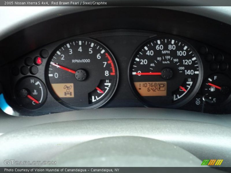 Red Brawn Pearl / Steel/Graphite 2005 Nissan Xterra S 4x4