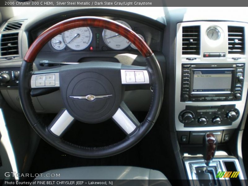 Silver Steel Metallic / Dark Slate Gray/Light Graystone 2006 Chrysler 300 C HEMI