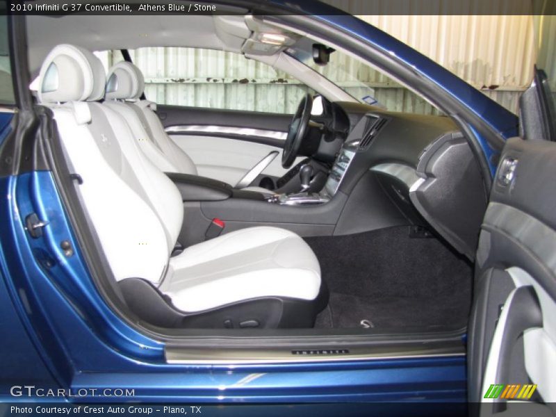 Athens Blue / Stone 2010 Infiniti G 37 Convertible