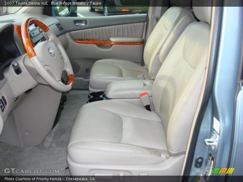 Blue Mirage Metallic / Taupe 2007 Toyota Sienna XLE