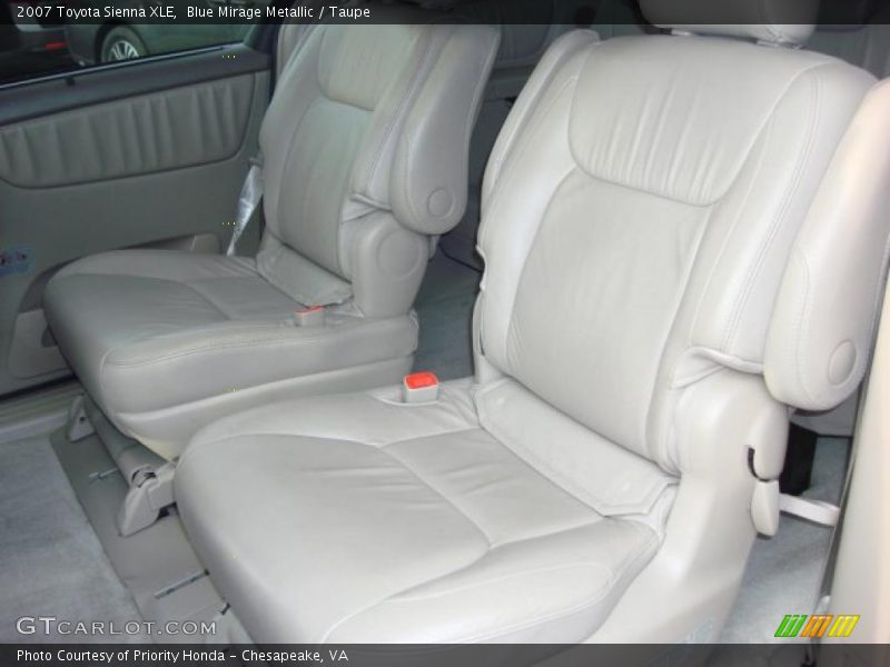 Blue Mirage Metallic / Taupe 2007 Toyota Sienna XLE