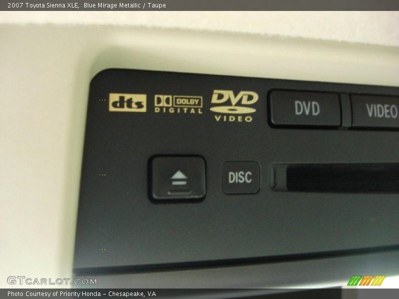 Blue Mirage Metallic / Taupe 2007 Toyota Sienna XLE