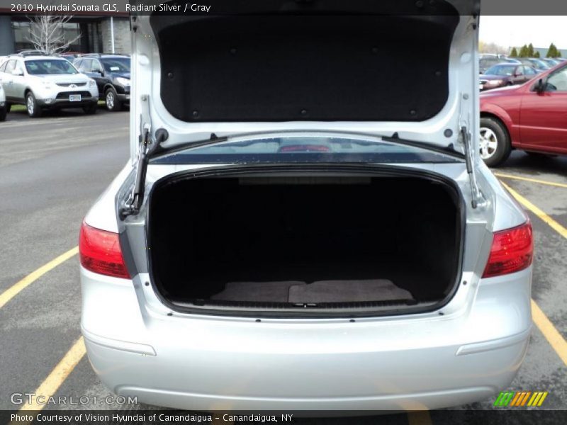 Radiant Silver / Gray 2010 Hyundai Sonata GLS