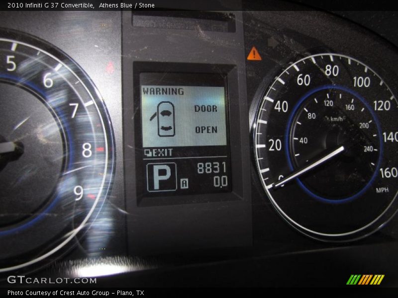 Athens Blue / Stone 2010 Infiniti G 37 Convertible