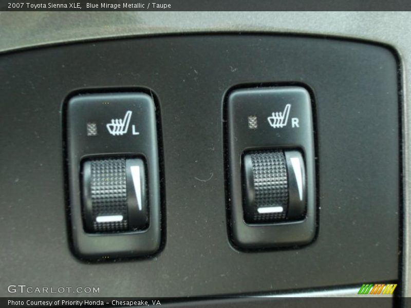 Blue Mirage Metallic / Taupe 2007 Toyota Sienna XLE