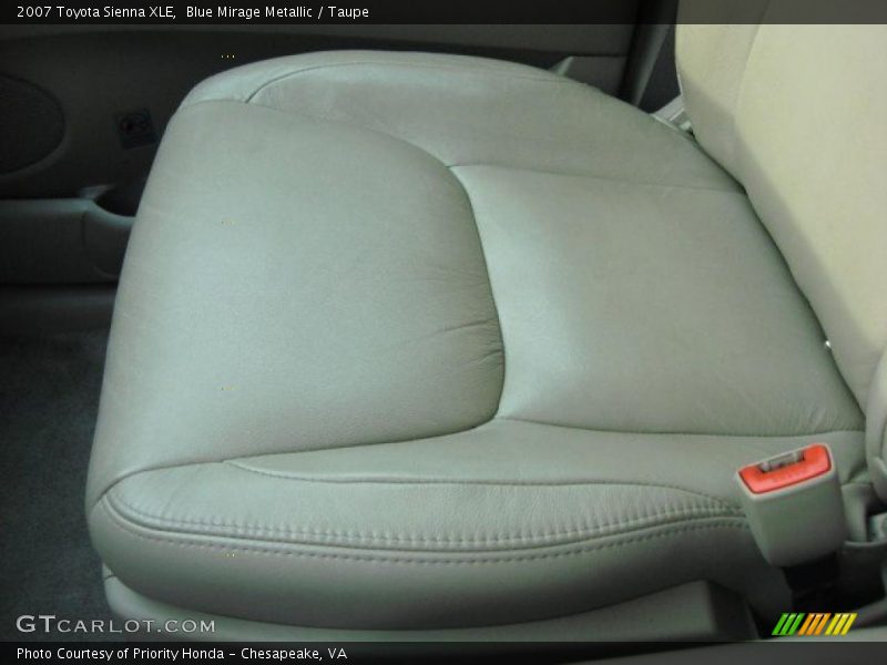 Blue Mirage Metallic / Taupe 2007 Toyota Sienna XLE