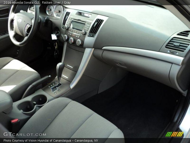 Radiant Silver / Gray 2010 Hyundai Sonata GLS