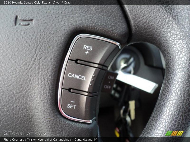 Radiant Silver / Gray 2010 Hyundai Sonata GLS