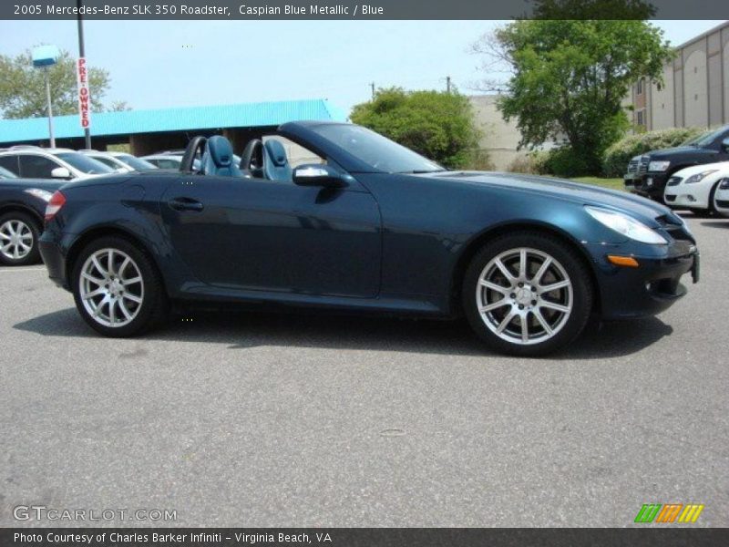  2005 SLK 350 Roadster Caspian Blue Metallic