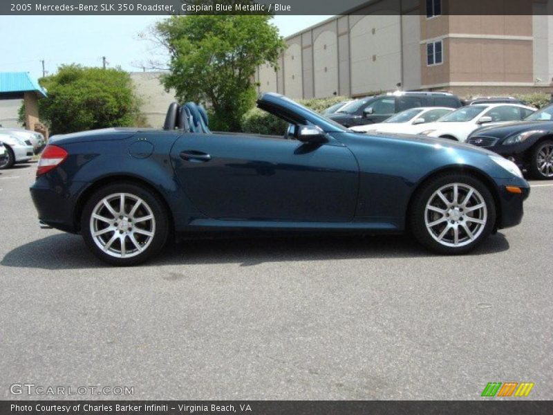  2005 SLK 350 Roadster Caspian Blue Metallic