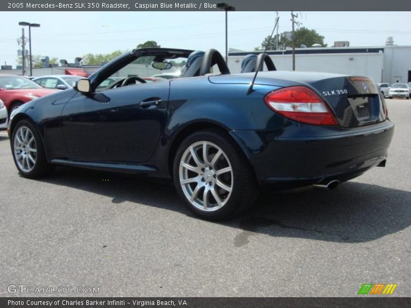  2005 SLK 350 Roadster Caspian Blue Metallic