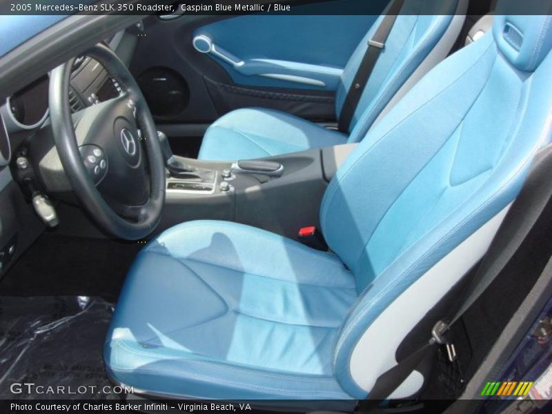  2005 SLK 350 Roadster Blue Interior