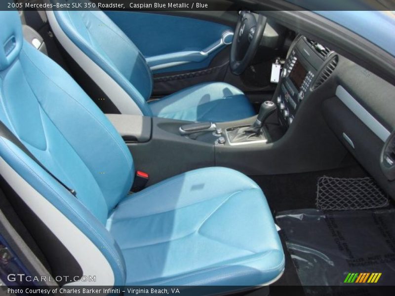  2005 SLK 350 Roadster Blue Interior