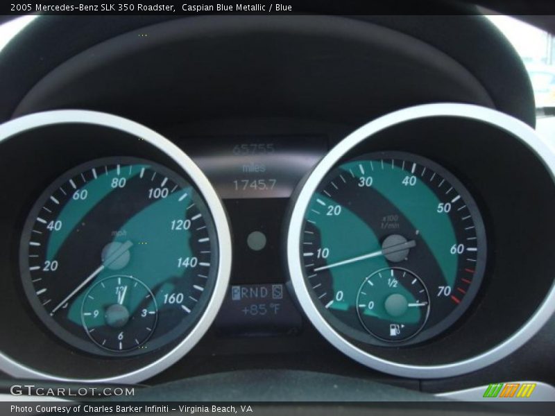  2005 SLK 350 Roadster 350 Roadster Gauges