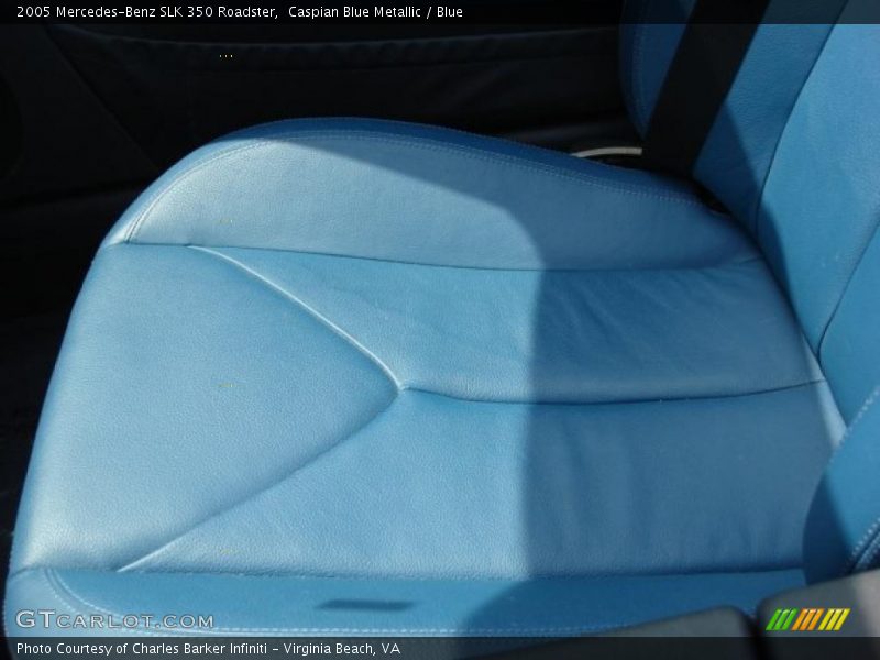 Caspian Blue Metallic / Blue 2005 Mercedes-Benz SLK 350 Roadster