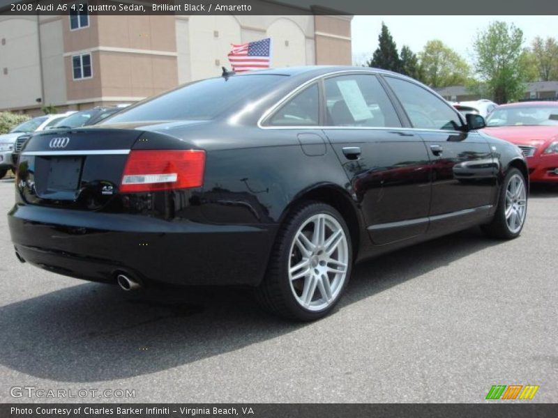 Brilliant Black / Amaretto 2008 Audi A6 4.2 quattro Sedan