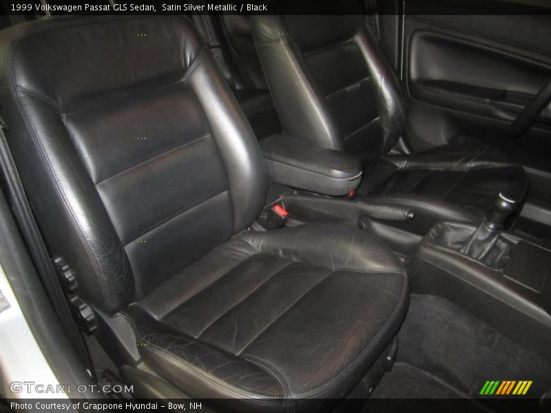 Satin Silver Metallic / Black 1999 Volkswagen Passat GLS Sedan
