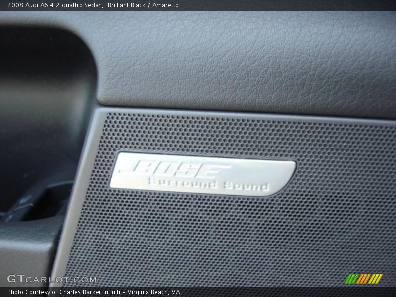 Brilliant Black / Amaretto 2008 Audi A6 4.2 quattro Sedan