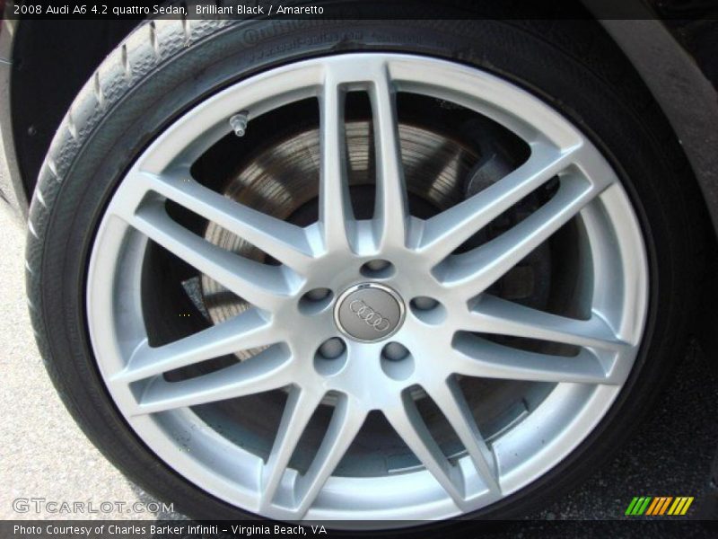 Brilliant Black / Amaretto 2008 Audi A6 4.2 quattro Sedan