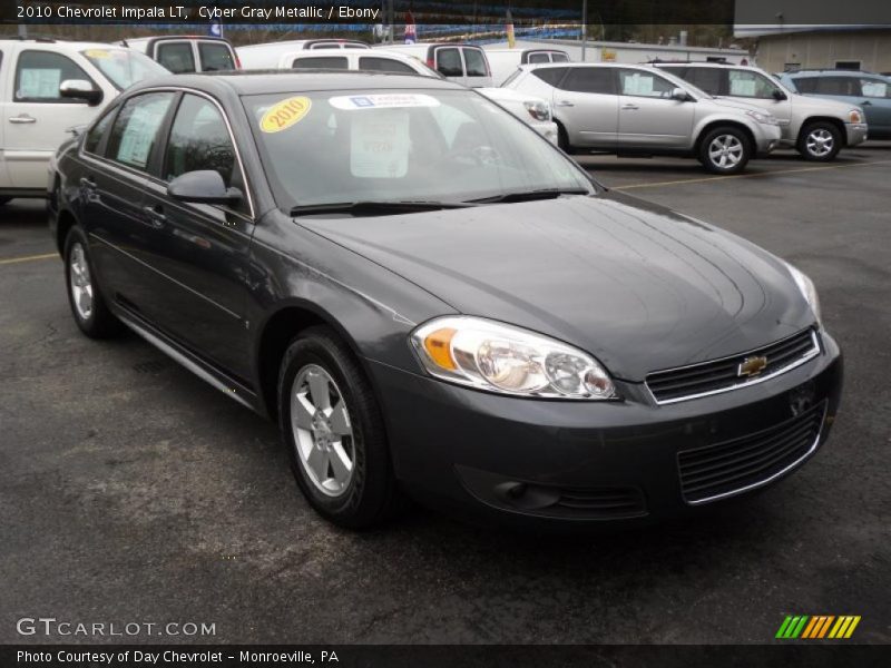 Cyber Gray Metallic / Ebony 2010 Chevrolet Impala LT