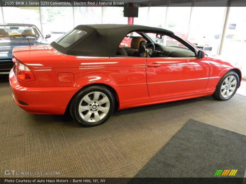 Electric Red / Natural Brown 2005 BMW 3 Series 325i Convertible