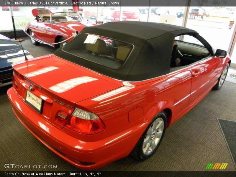 Electric Red / Natural Brown 2005 BMW 3 Series 325i Convertible