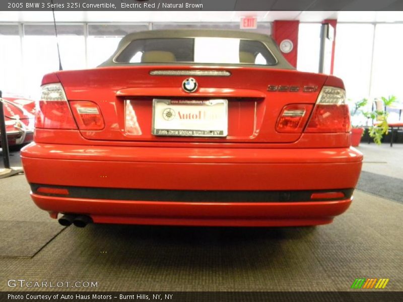 Electric Red / Natural Brown 2005 BMW 3 Series 325i Convertible