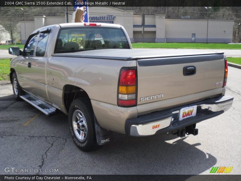 Sand Beige Metallic / Neutral 2004 GMC Sierra 1500 Extended Cab